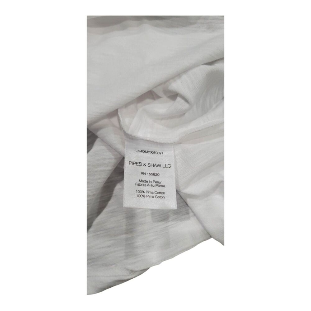 Veronica Beard White and Tan Long Sleeve Tee - Picture 8 of 14